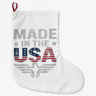 Meia De Natal Grande Mulheres do dia 4 de julho Homens Bandeira america