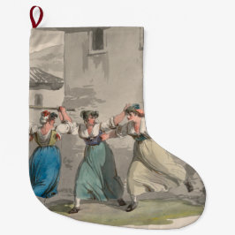 Meia De Natal Grande Mulheres lutando em Roma, Itália (cena histórica)