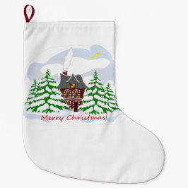 Meia De Natal Grande Natal chegando à casa da família