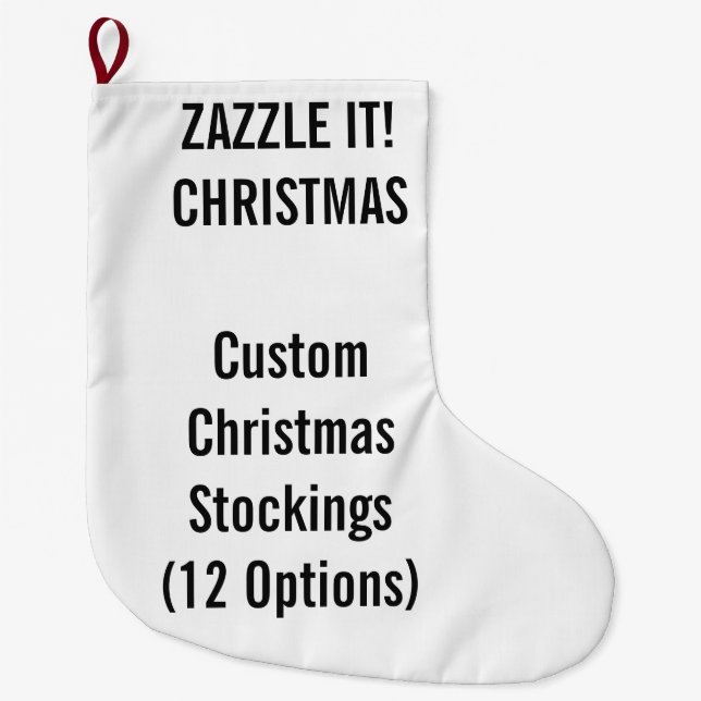 Meia De Natal Grande Natal feito sob encomenda que armazena o GRANDE 1 (Frente)