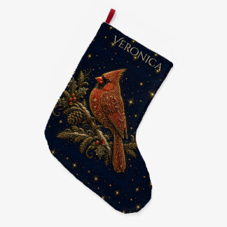 Meia De Natal Grande Natal nas Estrelas | Cardinal Vermelho