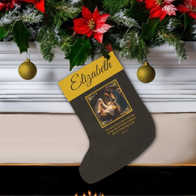 Meia De Natal Grande Natal Natal Natal Santa Família Natal Parado (Criador carregado)