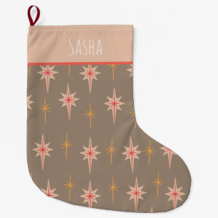 Meia De Natal Grande Natal Personalizado Moderno do Século Médio