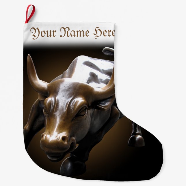 Meia De Natal Grande Nova Iorque Stocking para o Natal de Nova Iorque (Frente)