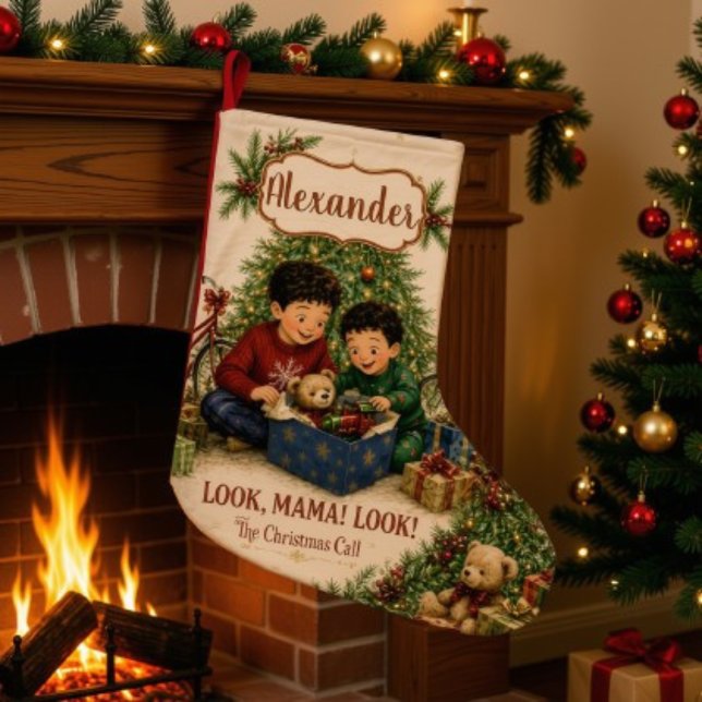 Meia De Natal Grande O Chamado de Natal  (Criador carregado)