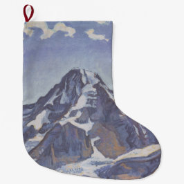 Meia De Natal Grande O Monge Montanha Com Nuvens (Ferdinand Hodler)