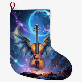 Meia De Natal Grande O Violino Alado dos Reinos Enluarados