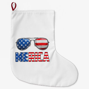 Meia De Natal Grande Óculos de Sol Merica 4 de Julho para Homens Mulher