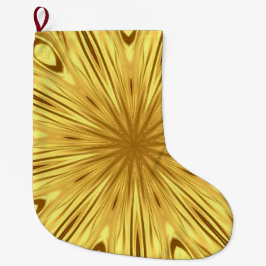 Meia De Natal Grande Ouro Líquido: Zênite Dourado | Férias Personalizad