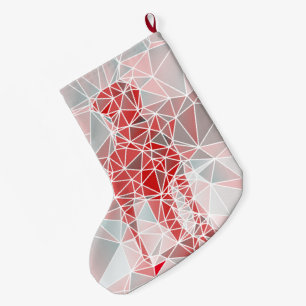 Meia De Natal Grande Padrão De Dane Excelente