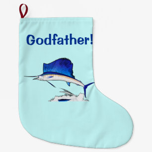 Meia De Natal Grande Padrinho: Sailfish