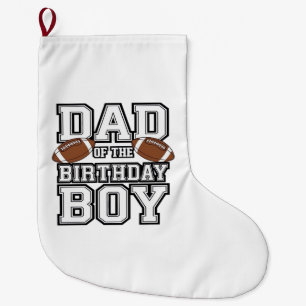 Meia De Natal Grande Pai do Menino de Aniversário Amante de Futebol Fam