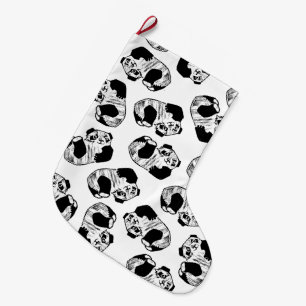 Meia De Natal Grande Panda Tocar Natal Do Lado Duplo