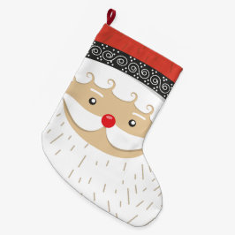 Meia De Natal Grande Papai Noel