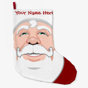 Meia De Natal Grande Papais noeis armazenando meias de Natal personaliz