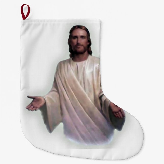 Meia De Natal Grande Parada de Natal, Cristo de Jesus (Frente)