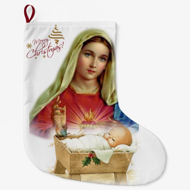 Meia De Natal Grande Parada de Natal, Cristo de Jesus (Frente)