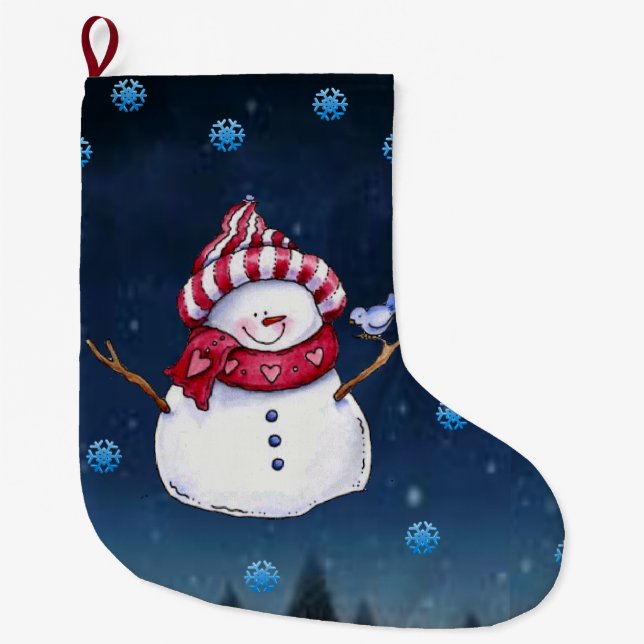 Meia De Natal Grande Parada de Natal, Snowman (Frente)