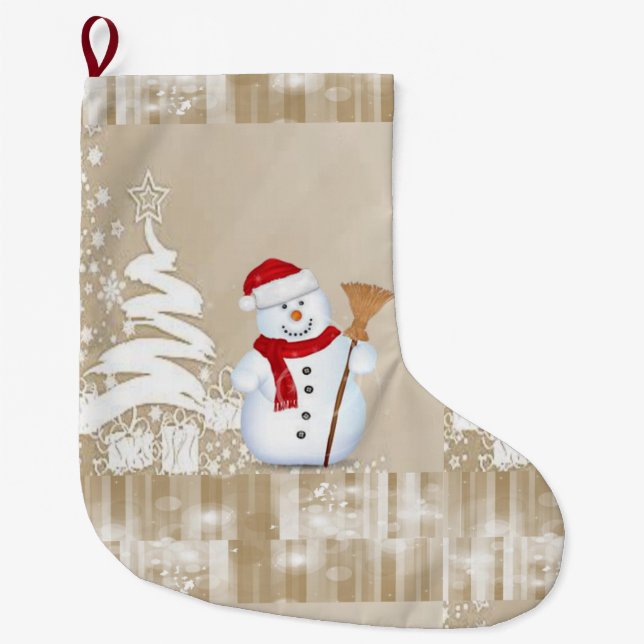 Meia De Natal Grande Parada de Natal, Snowman (Frente)