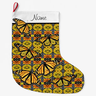 Meia De Natal Grande Paragem de Natal Personalizada - Colagem Monarca