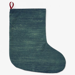 Meia De Natal Grande Parede Verde Escuro