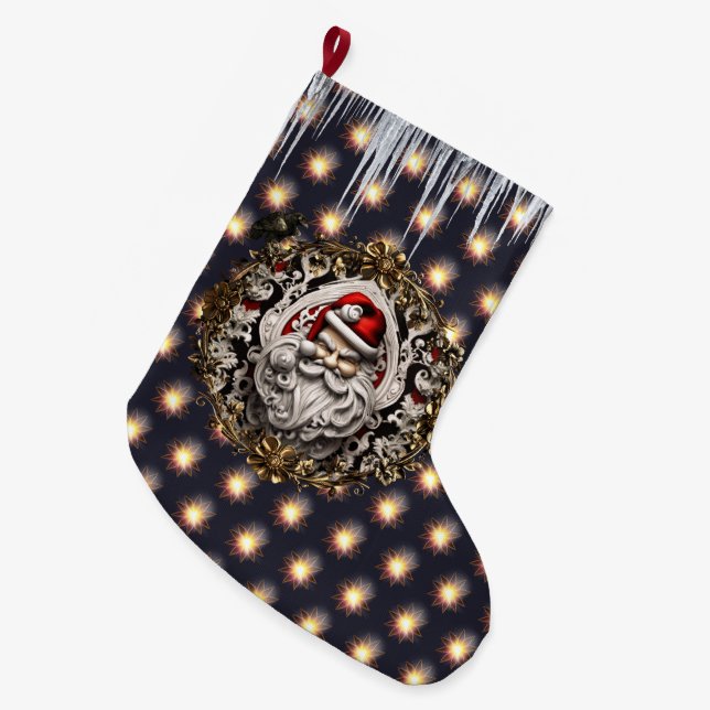 MEIA DE NATAL GRANDE PEDAÇO DE WHIMSIGOTH (Frente (Pendurada))