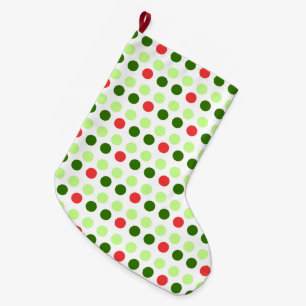 Meia De Natal Grande Pontos de Festa Alegre