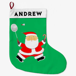 Meia De Natal Grande Presente de Feriado de Badminton