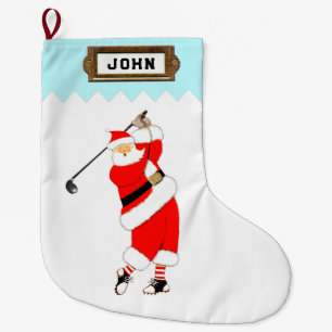 Meia De Natal Grande Presente de Férias de Golfe
