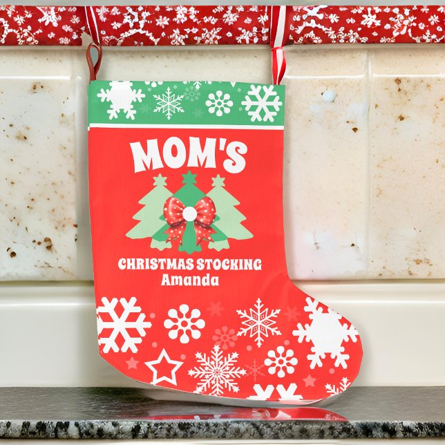 Meia De Natal Grande Presente de Natal para Mães Personalizadas (Criador carregado)