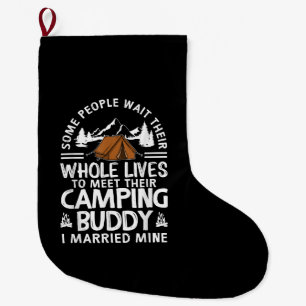 Meia De Natal Grande Presente Legal de Companheiros de Acampamento para