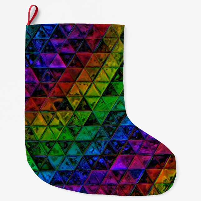 Meia De Natal Grande Pride Glass (Frente)