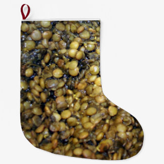 Meia De Natal Grande Pukey Boots! Xmas Stockings in Lentils!