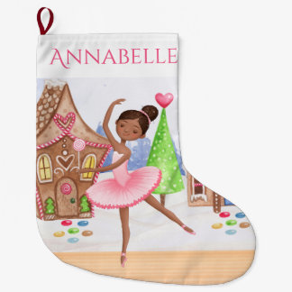 Meia De Natal Grande Quebra-cabeça de Balé de ameixa de açúcar personal