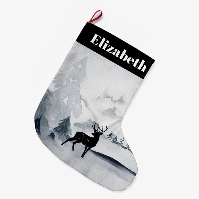 Meia De Natal Grande Rebelde no Natal das Cinzas Selvagens (Frente (Pendurada))