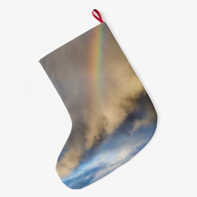 Meia De Natal Grande rebelião do arco-íris (Verso (Pendurada))