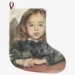 Meia De Natal Grande Retrato de Marie (Garota Justa)