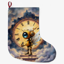 Meia De Natal Grande Robby, o Guardião Alado do Tempo – Série As Asas d