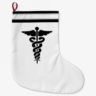 Meia De Natal Grande Símbolo médico