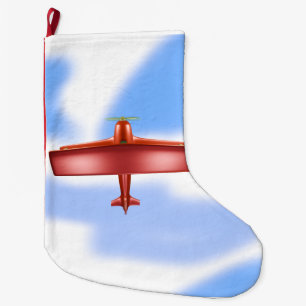 Meia De Natal Grande Stocks de Natal da Aviação