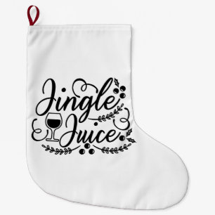 Meia De Natal Grande Suco de Jingle Engraçado Cerveja Natalícia