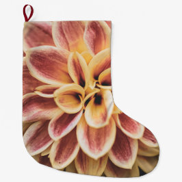 Meia De Natal Grande Summer Dahlia Flower (Arte Floral)