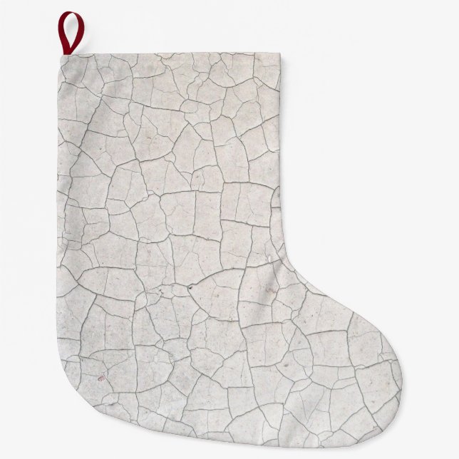 Meia De Natal Grande Superfície rachada (Frente)