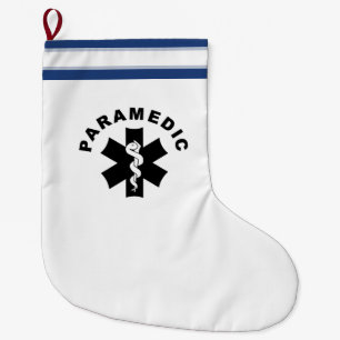 Meia De Natal Grande Tema do paramédico