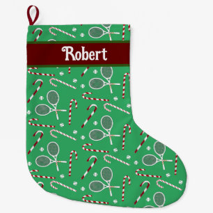 Meia De Natal Grande Tênis de Natal de Candy Candy Whimsical