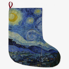 Meia De Natal Grande The Starry Night (Vincent van Gogh) (Famous Art)