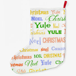 Meia De Natal Grande Tipografia de Natal