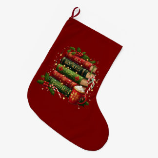 Meia De Natal Grande todos reservados para o Natal