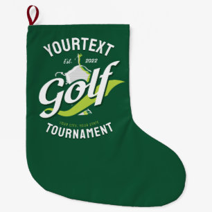Meia De Natal Grande Torneio de Golfe do nome Pro Golf Torphy Golfing
