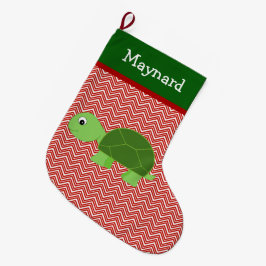 Meia De Natal Grande Turtle Pet Personalizado